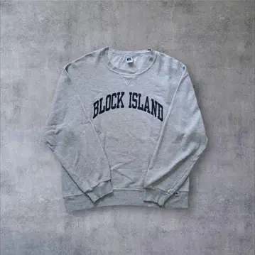 러셀 애슬레틱 90s V 가제트 L 사이즈 그레이 블록 아일랜드