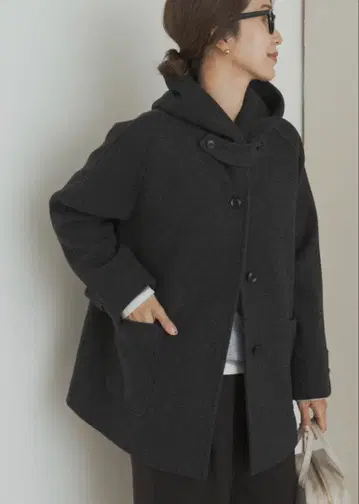 새상품 에어리 울 푸드코트 CHARCOAL