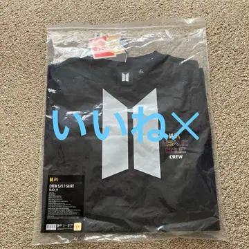 BTS x 맥도날드 콜라보 티셔츠 블랙 M 사이즈