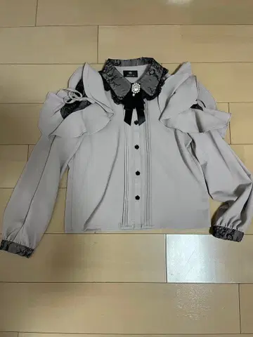 ROJITA 블라우스 상의 지뢰계 고스로리 프리 사이즈 핑크