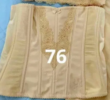 베이지 코르셋 사이즈 76 레이스 장식