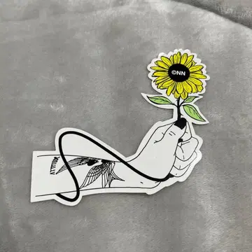 NIL DUE / NIL UN FLOWER STICKER
