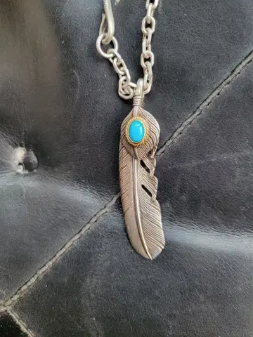 타디&킹 금줄 터콰이즈 페더 세트