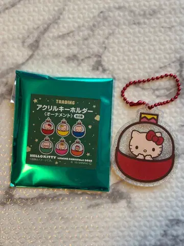 산리오 아크릴 키링 오너먼트 키티 루미네 한정판