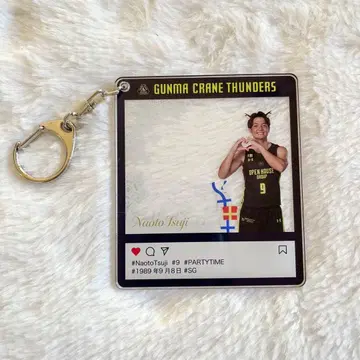 군마 클레인썬더즈 츠지 나오토 크리스마스 SNS풍 아크릴 키링