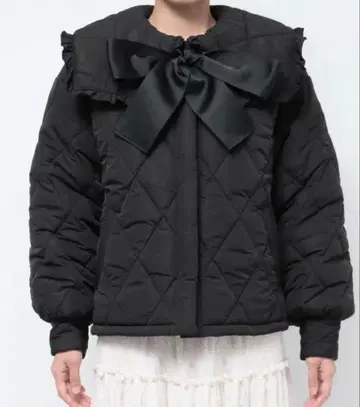 merry jenny 퀼트 리본 자켓