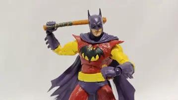 배트맨 맥팔렌 피규어 보라색 빨간색 DC 유니버스