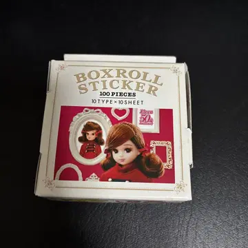 리카짱 박스 롤 스티커 100피스 리카짱전
