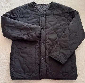 A DAY IN THE LIFE 블랙 그레이 퀼팅 자켓