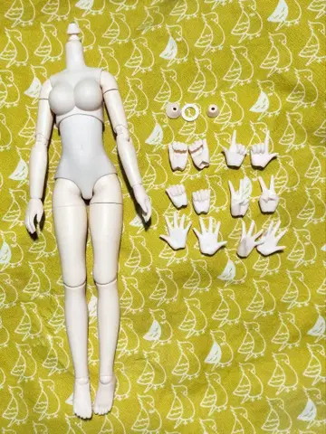 OBITSU BODY22 L 가슴 화이트 스킨 핸드 파츠 포함