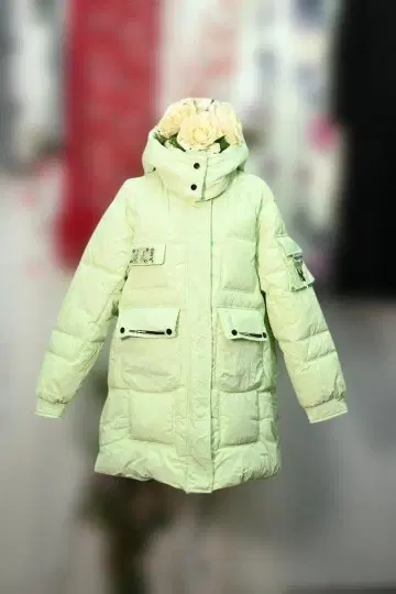 새상품 추가 OFF 경량 따뜻한 충전솜 후드 자켓 (XL 사이즈)