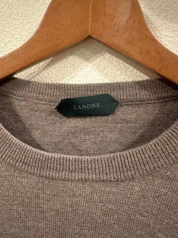 ZANONE 그레이 크루넥 스웨터