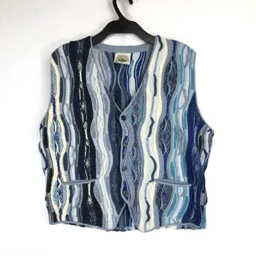 AKLANDA/아크란다 3D 니트 베스트 L 호주산 90s