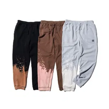 2장 세트 리버설 스웨트 팬츠 블랙 그레이