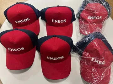 ENEOS 빨간색 캡 M 사이즈 6개 세트