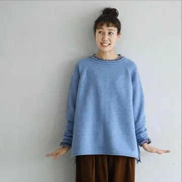 [ 새상품급 ] soulberry의 총 천연색 니트 블루 S