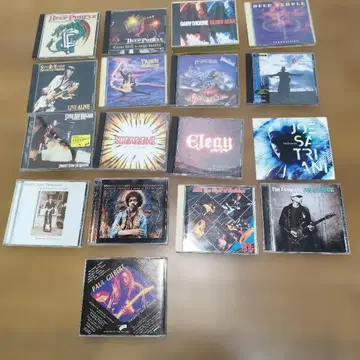 CD 세트 딥 퍼플, 스티비 레이 등 하드 록 17장