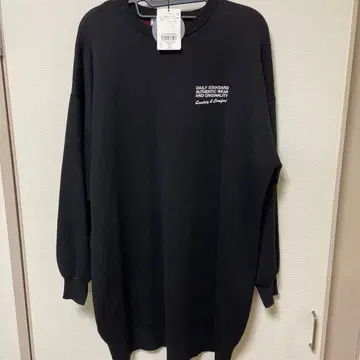 RODEO CROWNS 블랙 긴팔 로고 자수