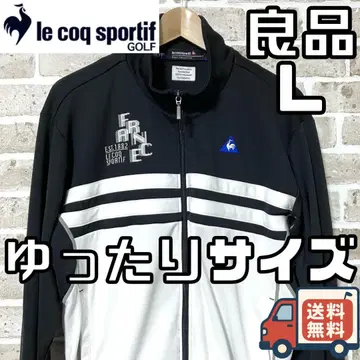 [ 24시간 이내/선착순 ] 르꼬끄골프 남성용 지퍼 저리 L 사이즈