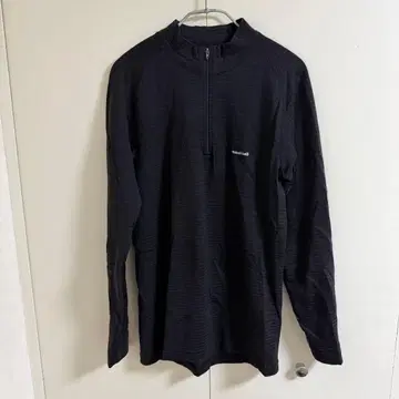 몽벨 메리노울 하프 지퍼 긴팔