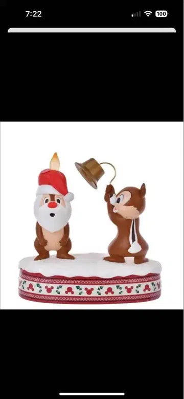 칩 앤 데일 LED 라이트 크리스마스 디즈니 스토어