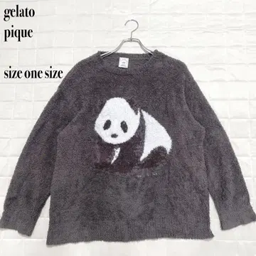 gelato pique 팬더 무늬 룸웨어 상의입니다!!