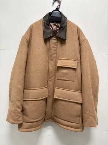 AURALEE EXCLUSIVE BABYCAMEL 퀼팅 블루종