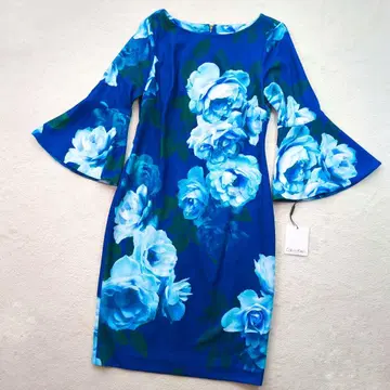 미사용품 Calvin Klein 캘빈클라인 꽃무늬 원피스 10