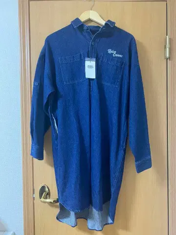 새상품 ATTRACTIVE 밀리터리 셔츠 원피스 택 포함