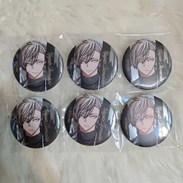 토겐앙키 메탈릭 캔뱃지 모모이도 하야테 6개 세트 새상품