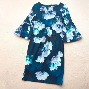 미사용품 Calvin Klein 캘빈클라인 꽃무늬 원피스 10