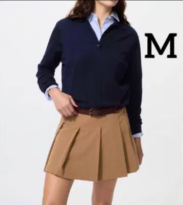 하자품 미사용 새상품 UNIQLO 플리츠 스코트 M