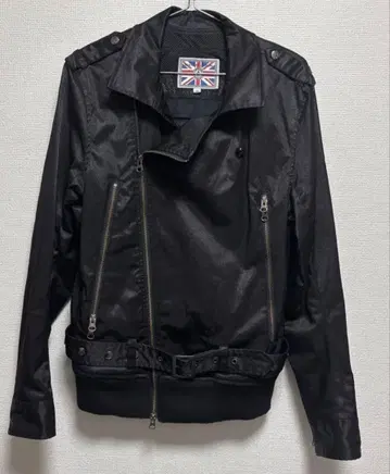 ACE CAFE LONDON 블랙 라이더 자켓 스컬 디자인