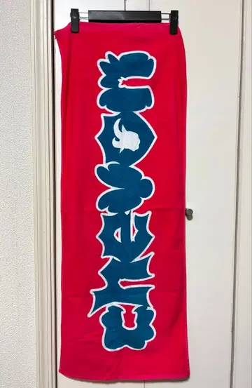 Chevon 초기 타월 단종 빨간색 밴딩 타월 밴딩 굿즈