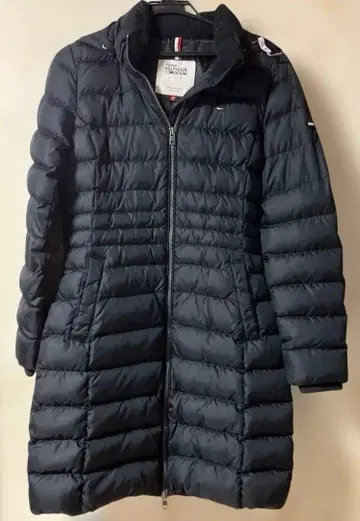 블랙 롱 다운 자켓