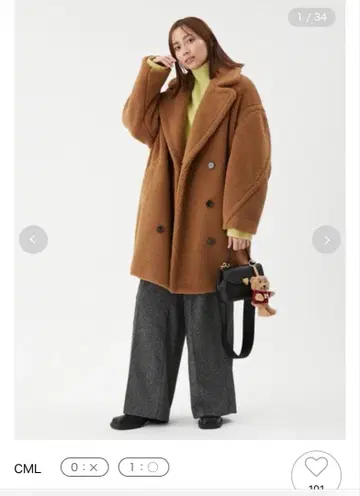 Mila Owen 오버 사이즈 보아 코트