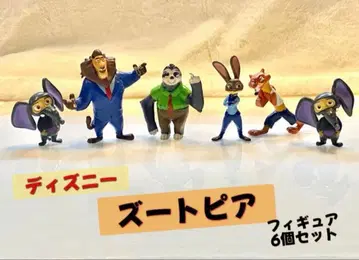 주토피아 피규어 완구 (디즈니) 6개 세트