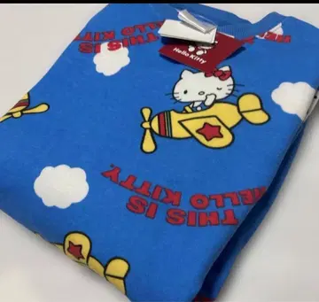 헬로키티 긴팔 니트 L 사이즈 속기모 올 패턴 트레이닝복