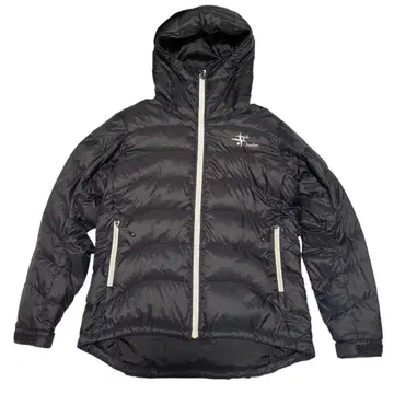 자수 로고 폭스 파이어 다운 자켓 S (M 상당) 후드 부착