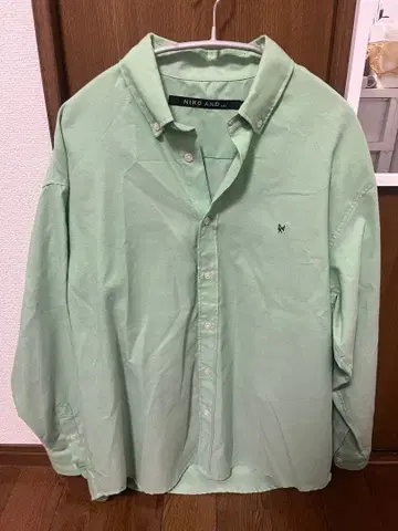 NIKO AND - 민트 그린 긴팔 셔츠 M