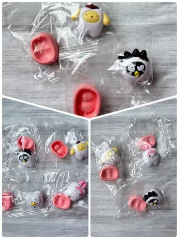 산리오 가챠가챠 치아 키티 폼폼푸딩 배드바츠마루