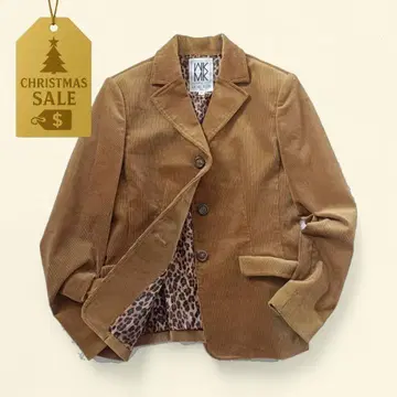 MICHEL KLEIN 테일러드 자켓 코듀로이 광택감 헤이세이 갸루