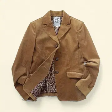 MICHEL KLEIN 테일러드 자켓 코듀로이 광택감 헤이세이 갸루