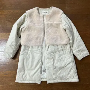 Ray BEAMS 아이보리 퀼팅 자켓