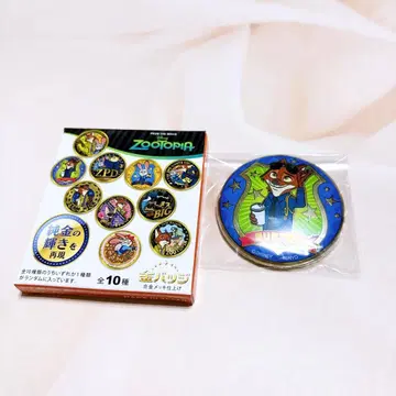 주토피아 닉 디즈니 합금 도금 마감 캔뱃지