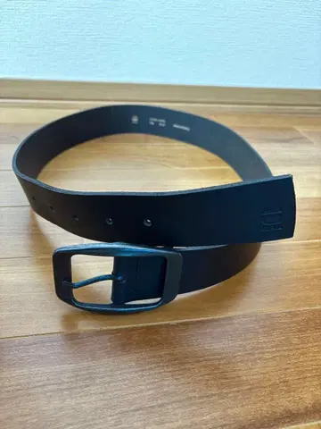 G-STAR RAW 천연 가죽 블랙 벨트 85(34)