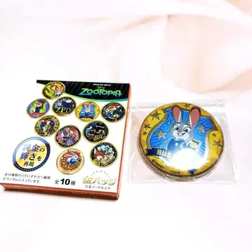 주토피아 주디 디즈니 합금 도금 마감 캔뱃지