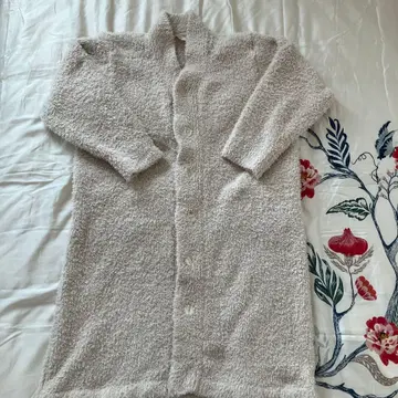 복슬복슬 롱 가디건 베이지