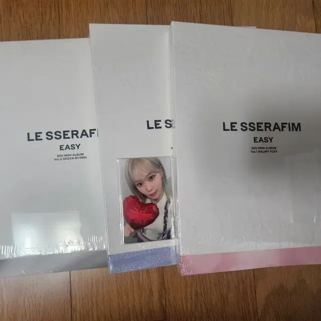 르세라핌 이지 Easy 미개봉 앨범 세트 미공포 +덤 포카