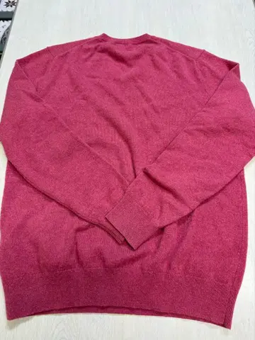 캐시미어 100% V넥 니트 스웨터 L